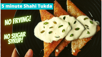 Shahi Tukda Recipe - Without Frying And Sugar Syrup