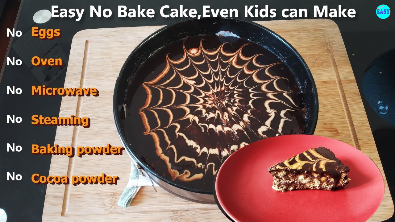 No bake cake | Easy chocolate cake | No bake chocolate cake | Easy cake recipe