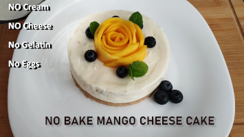No Bake Mango Cheese Cake