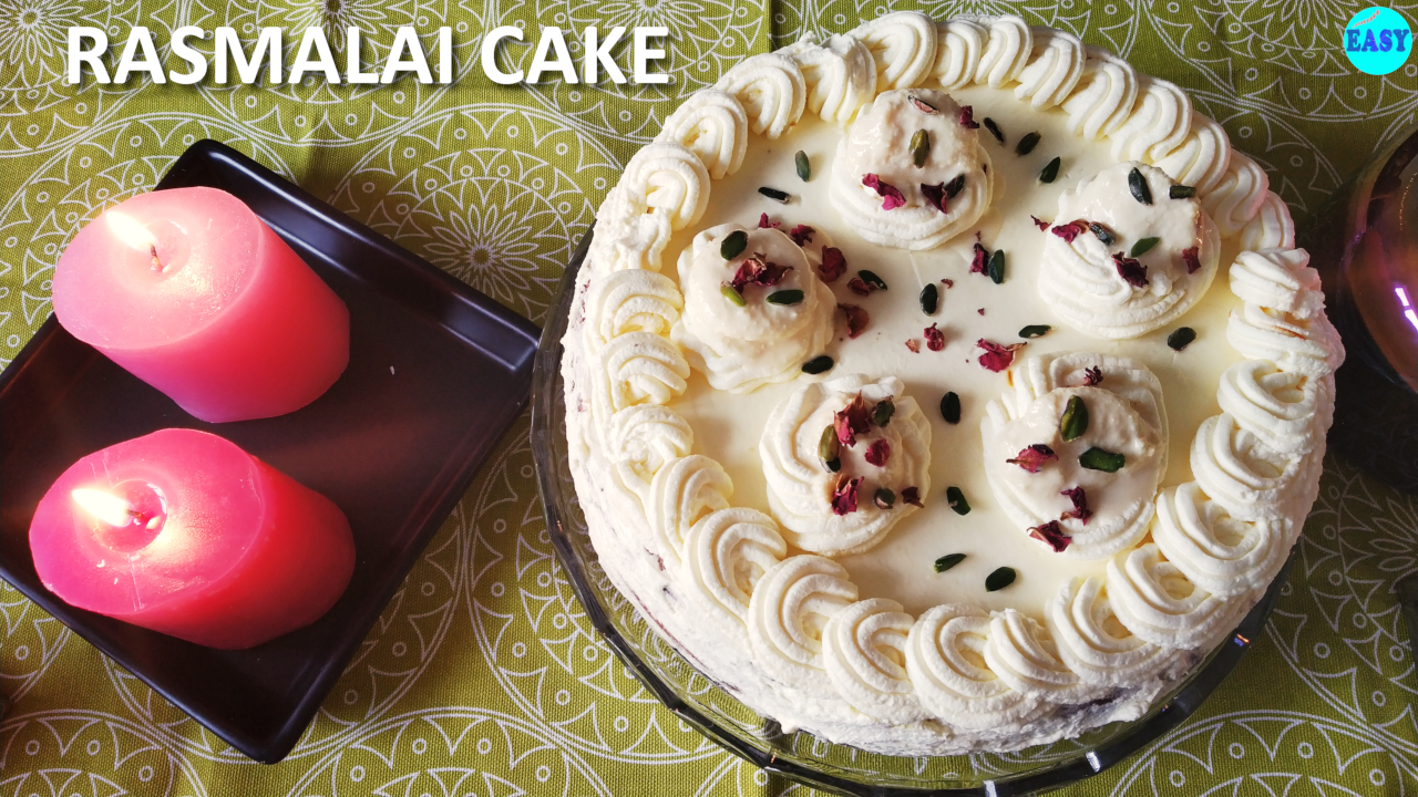 Easy Rasmalai cake | Malai cake | how to make rasmalai cake
