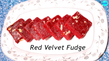 Red Velvet Fudge | Easy Beetroot Burfi