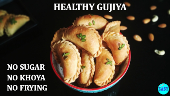 Healthy baked sugar free Gujiya recipe | Healthy Karanji | गुजिया रेसिपी