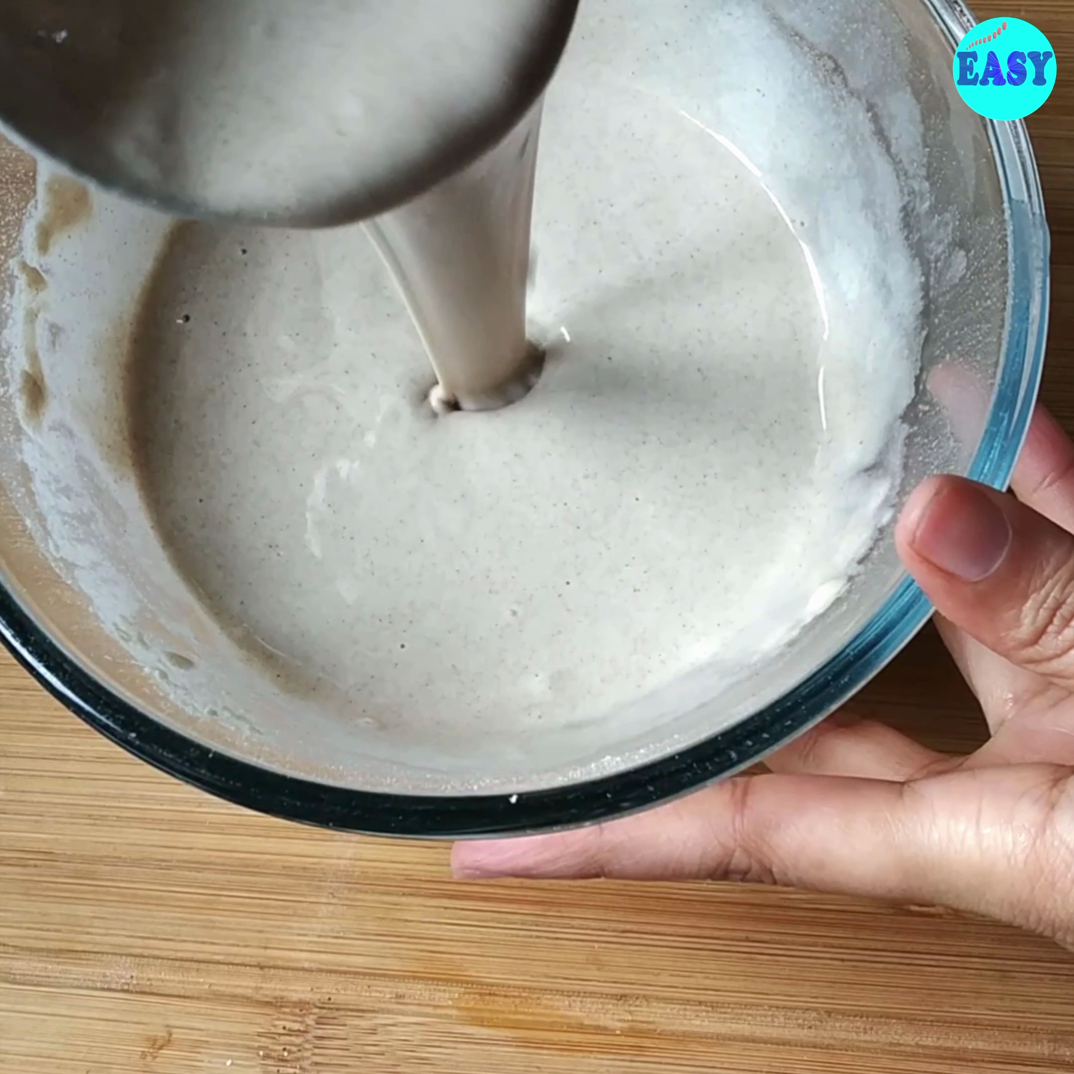 Step 5 - 5. Aim for a consistency similar to regular dosa batter. Let the batter sit for 10-15 minutes. This enhances flavor and texture.