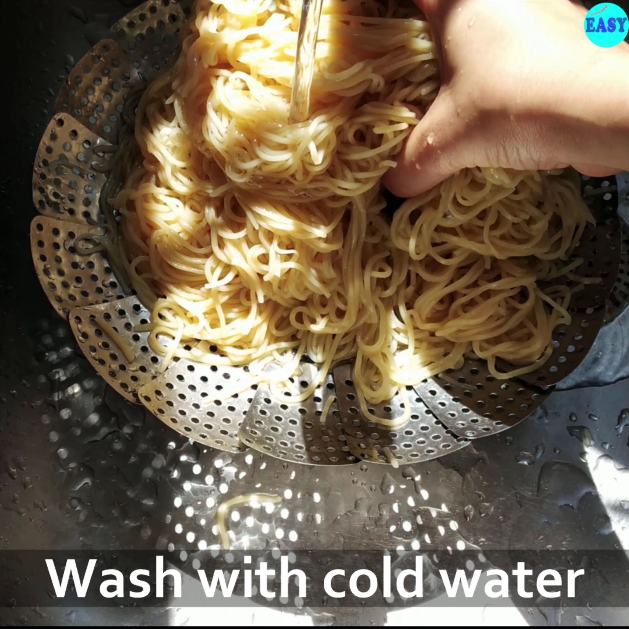 Step 3 - Wash with cold water.