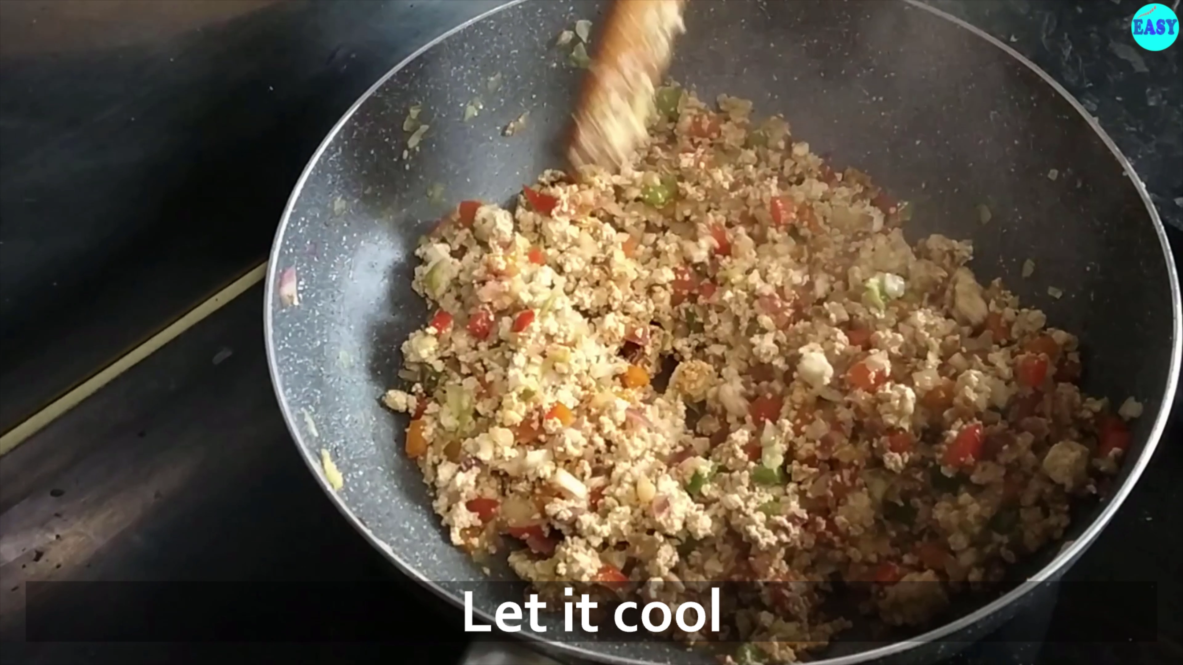 Step 9 - Stuffing is ready let it cool. 