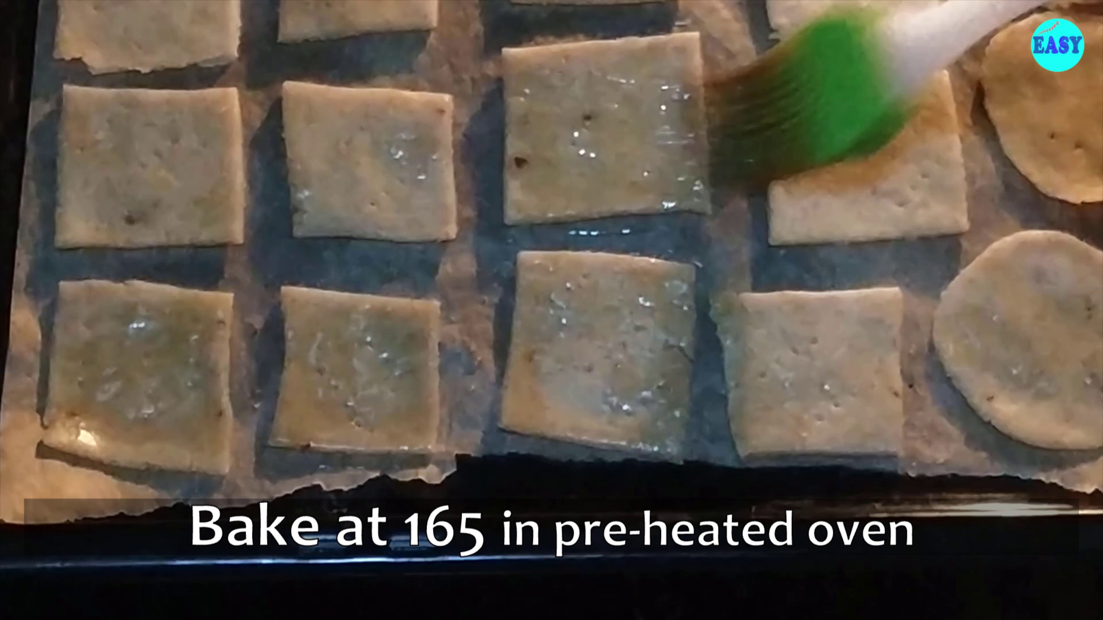 Step 11 - Brush with some oil and bake in a preheated oven at 1650c for 10 – 15 minutes.