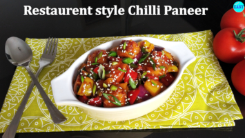 Restaurant style chilli paneer recipe | Easy chilli paneer recipe