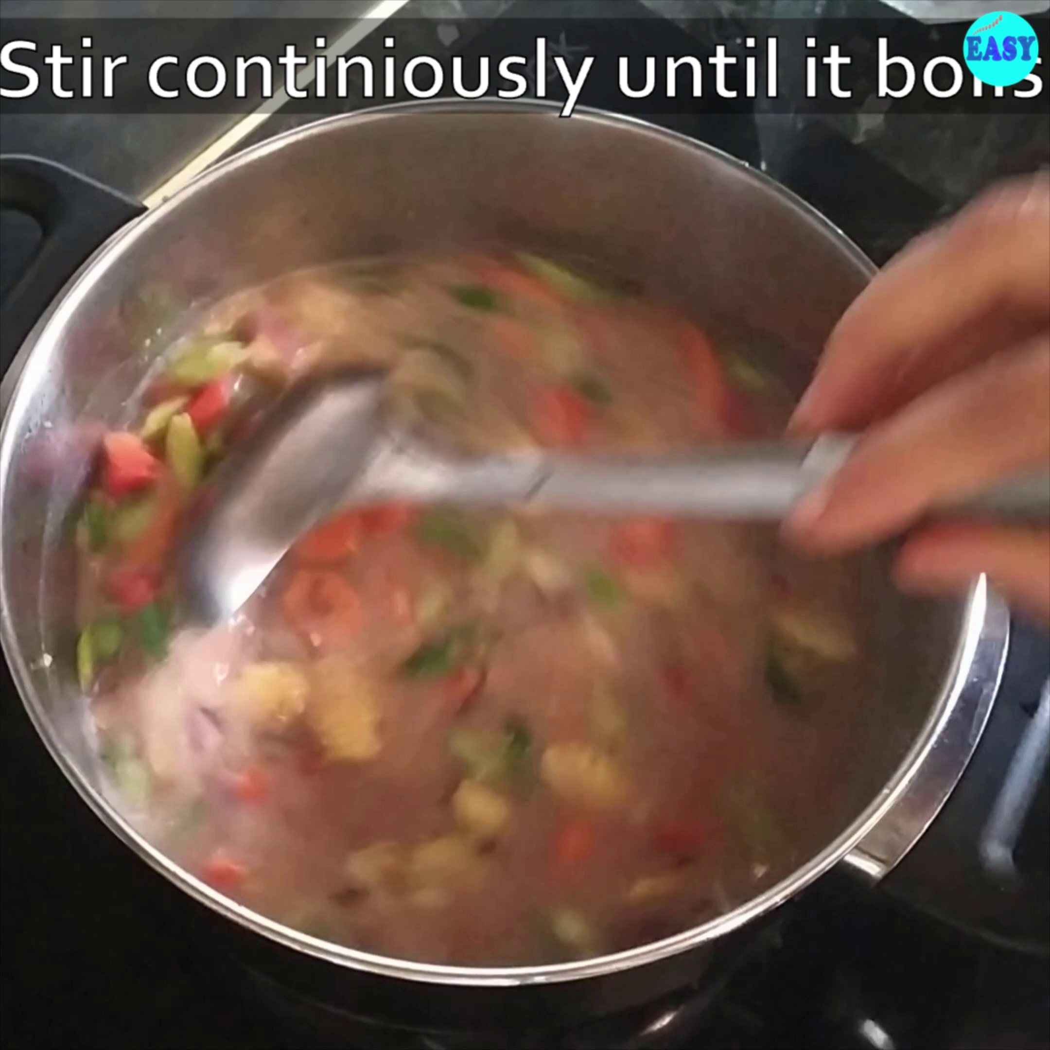 Step 8 - Keep stirring and allow the mixture to come to boil. Let it cook until it becomes shiny and little darker in color or until you get the desired consistency this might take around 8 to 10 minutes.