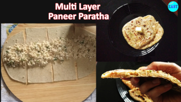 Paneer Paratha | Multi Layer Paneer Paratha