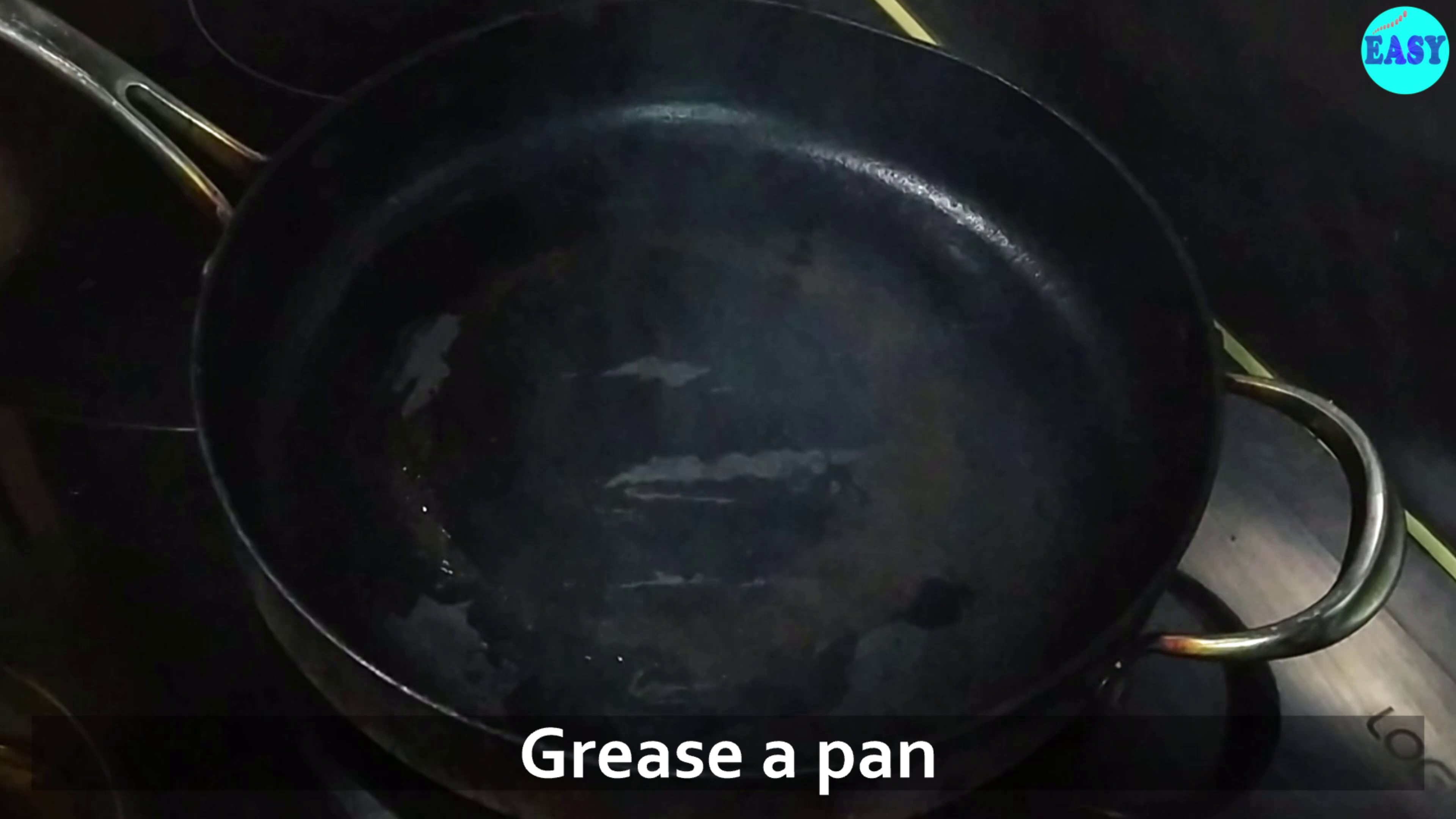 Step 4 - Now heat a pan and grease it well using some oil or ghee whatever you prefer.