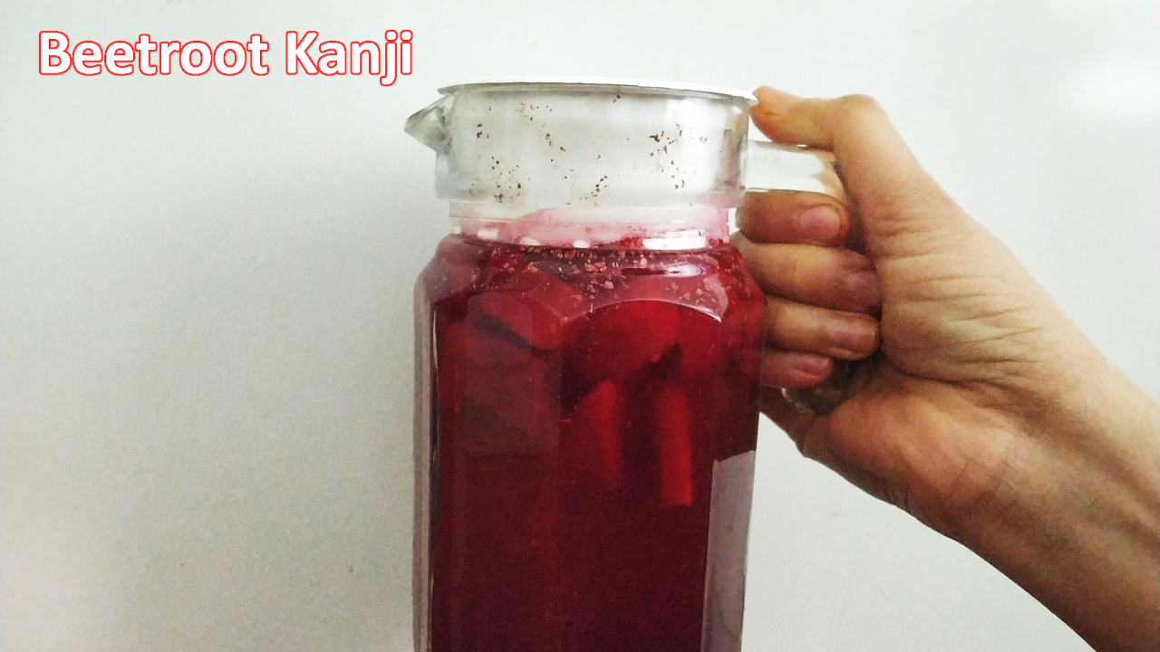 Beetroot Kanji | Traditional Indian Probiotic Drink