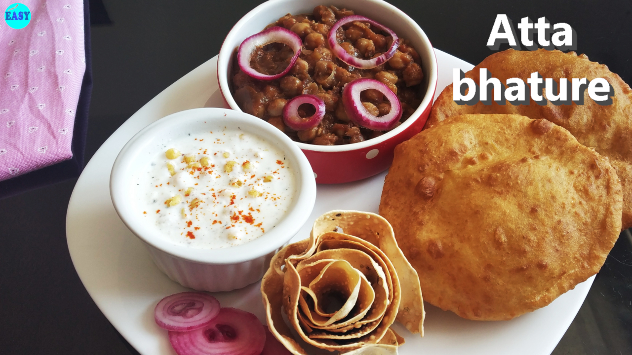 Atta Bhatura | Atte ke Bhature