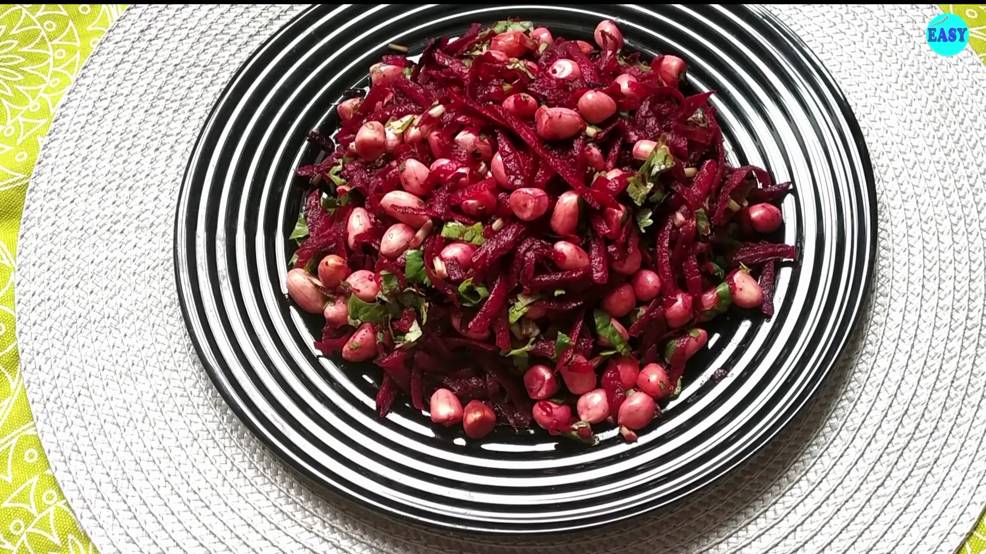 Step 4 - Your healthy beetroot salad is ready. Enjoy  it with your meal or replace your meal with this healthy and detoxing salad.