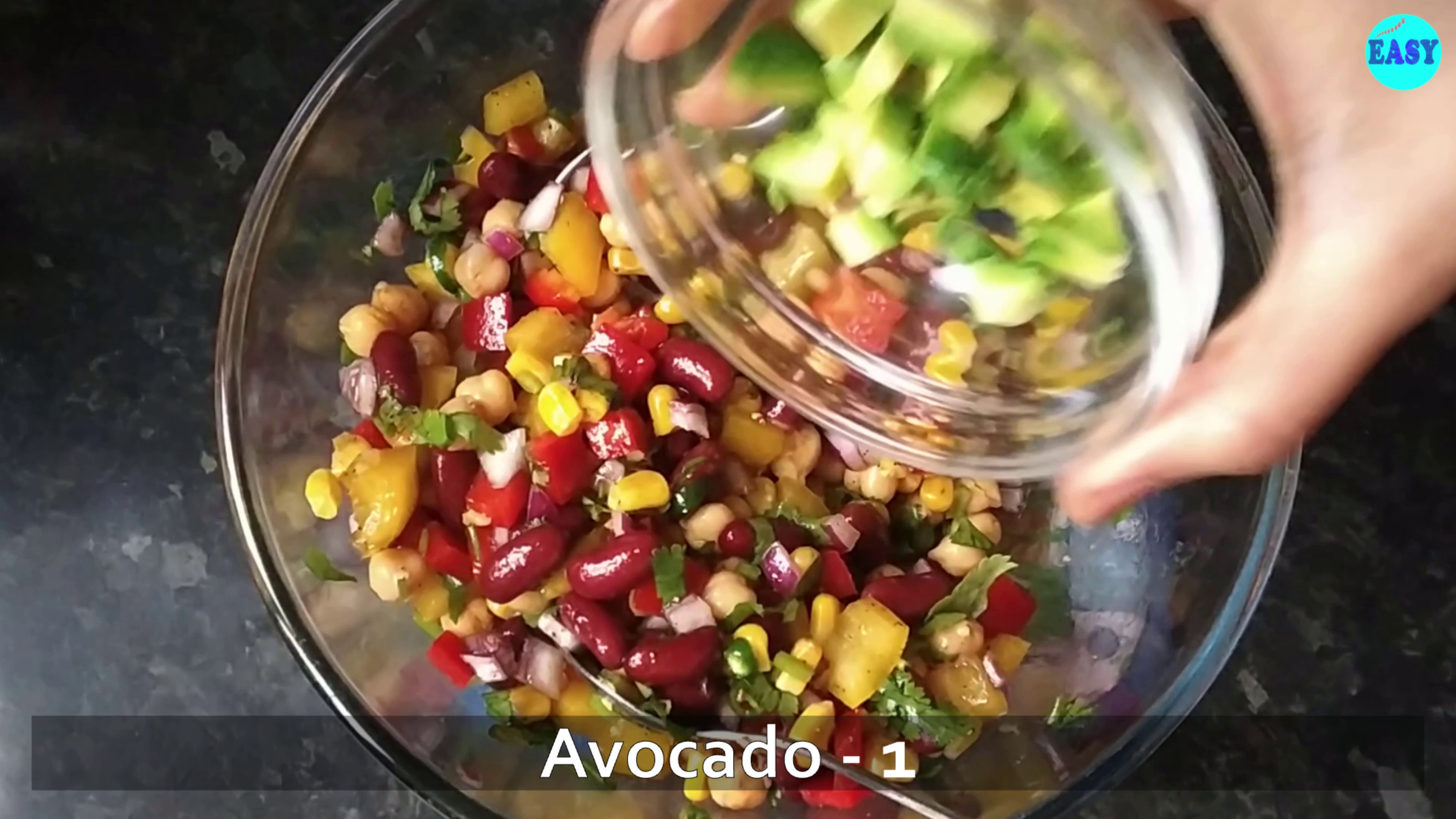 Step 4 - Lastly add the chopped avocado and enjoy!.